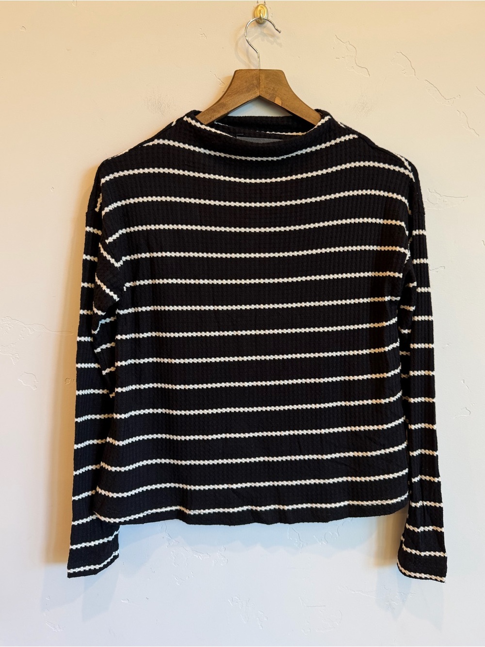 SUNDAY IN BROOKLYN Made For Anthropologie Black & White Striped Sweater
